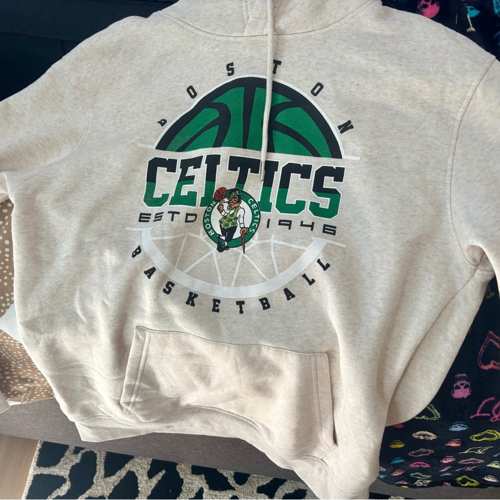 Boston Celtics Graphic Hoodie - Green & White